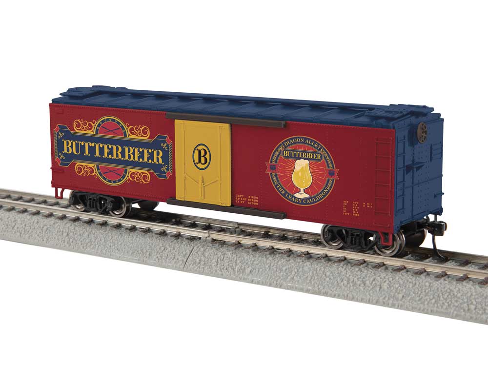 40' Steel Ice Reefer - Ready to Run -- Butterbeer #54430 (red, blue, yellow)