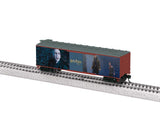 40' Steel Flat-End Boxcar - Ready to Run -- Harry Potter and the Order of the Phoenix with Movie Scenes-2