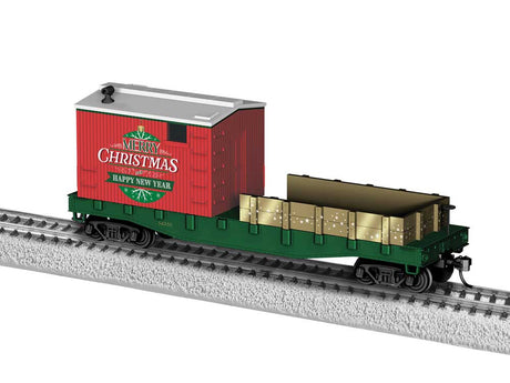 Work Caboose - Ready to Run -- Christmas #54350 (green, red, gold)
