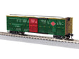 40' Stock Car w/Reindeer Sounds - Ready to Run -- Reindeer Express Agency #4420 (green, red, gold)
