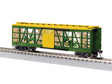40' Clear-Side Boxcar - Ready to Run -- John Deere (green, yellow, Mower Transport)