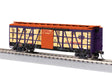 40' Clear-Side Boxcar - Ready to Run -- Halloween Transport (black, purple, orange)