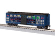 40' Clear-Side Boxcar - Ready to Run -- Wayne Enterprises (DC Comics 90th Anniversary, blue, black)