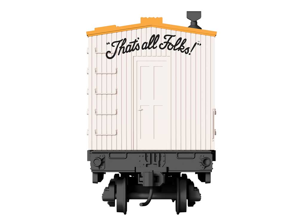 Work Caboose - Ready to Run -- ACME #LT25 (black, white, orange)-2