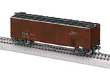 40' Steel Flat-End Boxcar - Ready to Run -- Chicago & North Western #X251394 (Weathered, Boxcar Red, gray)-1