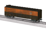 40' Steel Flat-End Boxcar - Ready to Run -- Great Northern BN #950572 (Weathered, Omaha Orange, Pullman Green)-2