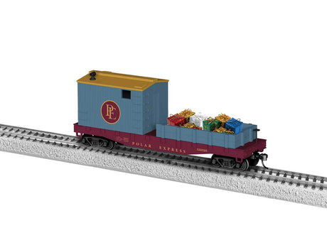 Work Caboose - Ready to Run -- The Polar Express #122525 (blue, red, yellow)