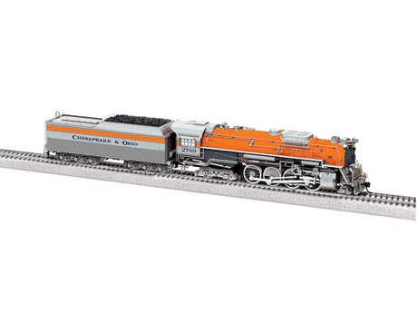 2-8-4 Kanawha - Standard DC -- Chesapeake & Ohio #2789 (Chessie Streamliner, silver, yellow)