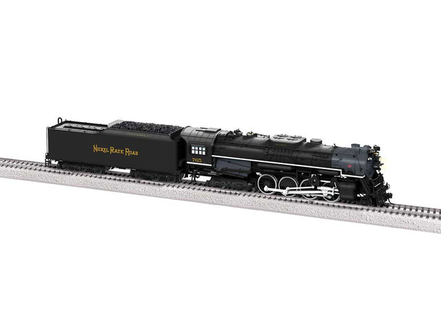 2-8-4 Berkshire - Standard DC -- Nickel Plate #765 (black, graphite, yellow)