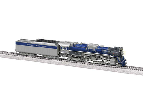 2-8-4 Berkshire - Standard DC -- Nickel Plate #777 (silver, blue, graphite)