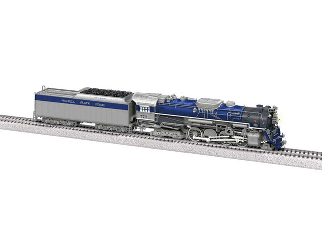 2-8-4 Berkshire - Standard DC -- Nickel Plate #777 (silver, blue, graphite)