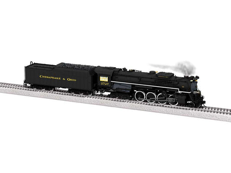 2-8-4 Kanawha - Sound and DCC -- Chesapeake & Ohio #2727 (black, graphite, yellow)