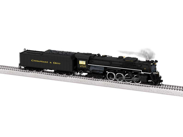 2-8-4 Kanawha - Sound and DCC -- Chesapeake & Ohio #2727 (black, graphite, yellow)