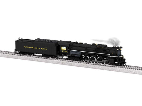 2-8-4 Kanawha - Sound and DCC -- Chesapeake & Ohio #2736 (black, graphite, yellow)