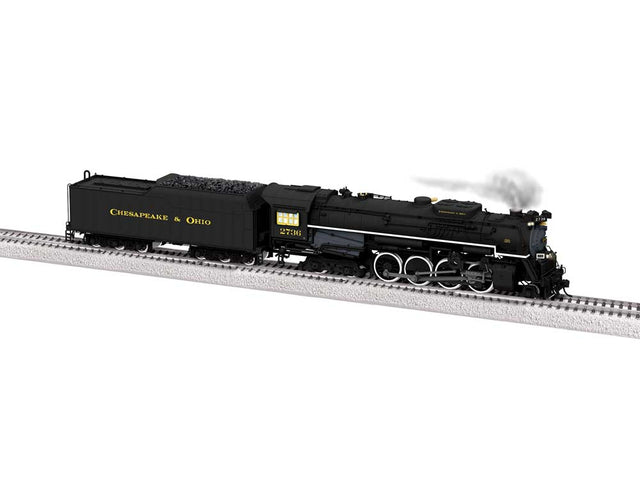 2-8-4 Kanawha - Sound and DCC -- Chesapeake & Ohio #2736 (black, graphite, yellow)