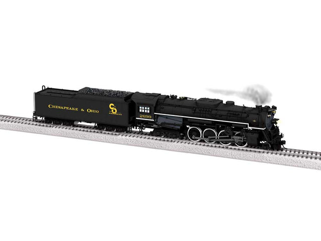2-8-4 Kanawha - Sound and DCC -- Chesapeake & Ohio #2699 (Ex-PM, black, graphite, yellow, Progress Logo)