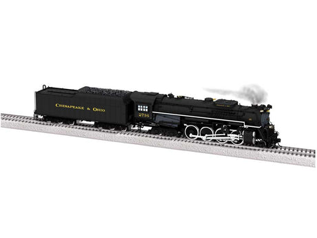 2-8-4 Kanawha - Sound and DCC -- Chesapeake & Ohio # 2716 (black, graphite, yellow)