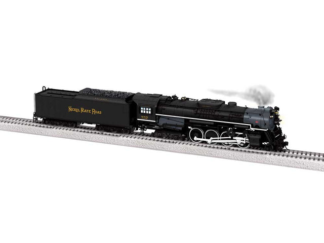 2-8-4 Berkshire w/Mars Light - Sound and DCC -- Nickel Plate #757 w/Mars Light (black, graphite, yellow)