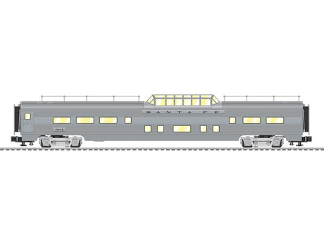Santa Fe Super Chief Super Train-Only Set  - 3-Rail - Legacy Sound and Control -- 2 EMD F3A, Unpowered F3B SuperBass, 8 Cars-5