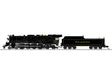 Reading King Coal Train-Only Set - 3-Rail - Legacy Sound, Smoke and Control -- T-1 4-8-4 #2128, 7 Mixed Hoppers, Caboose (Mixed Schemes)-1