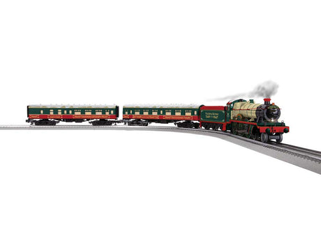 Spirit of Christmas Set - LionChief w/Bluetooth 5.0 Sound and Control -- 4-6-0 Euro Steam Loco, 2 Passenger Cars, FasTrack Oval, Controller