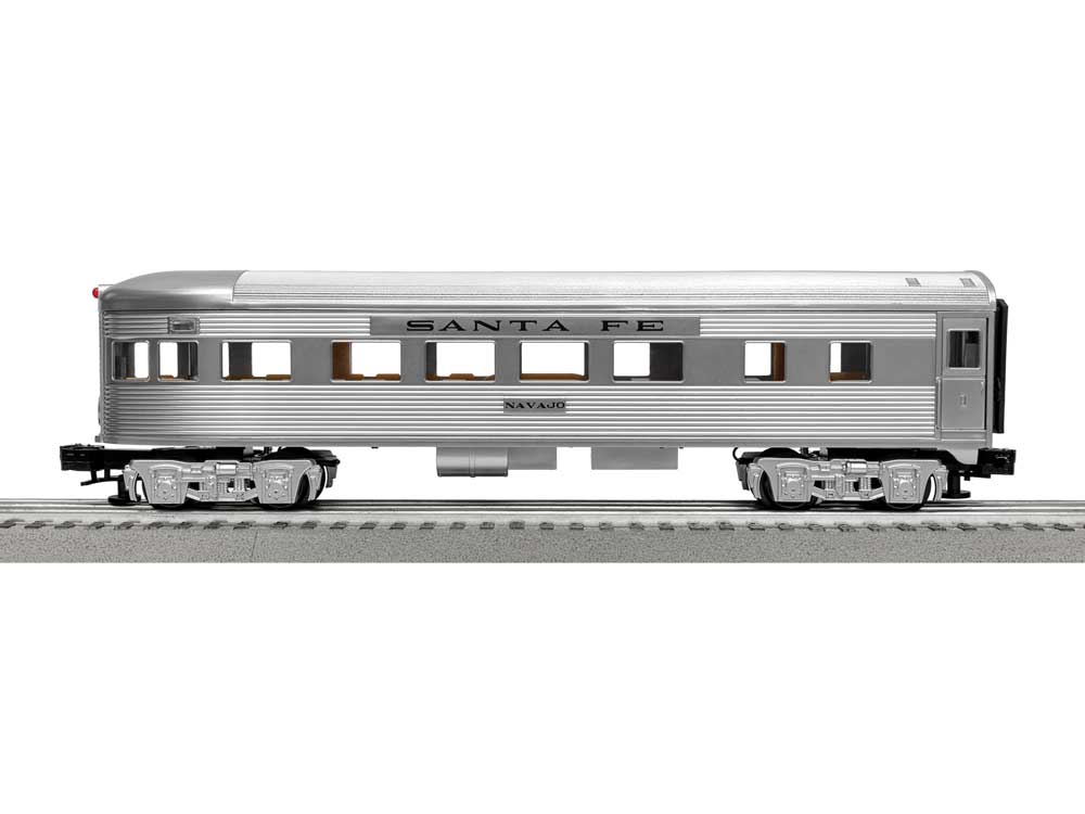 Super Chief Set - 3-Rail - LionChief+ 2 Bluetooth 5 Sound & Control -- Santa Fe F7A, 2 Cars, FasTrack Oval, Wireless Controller-4