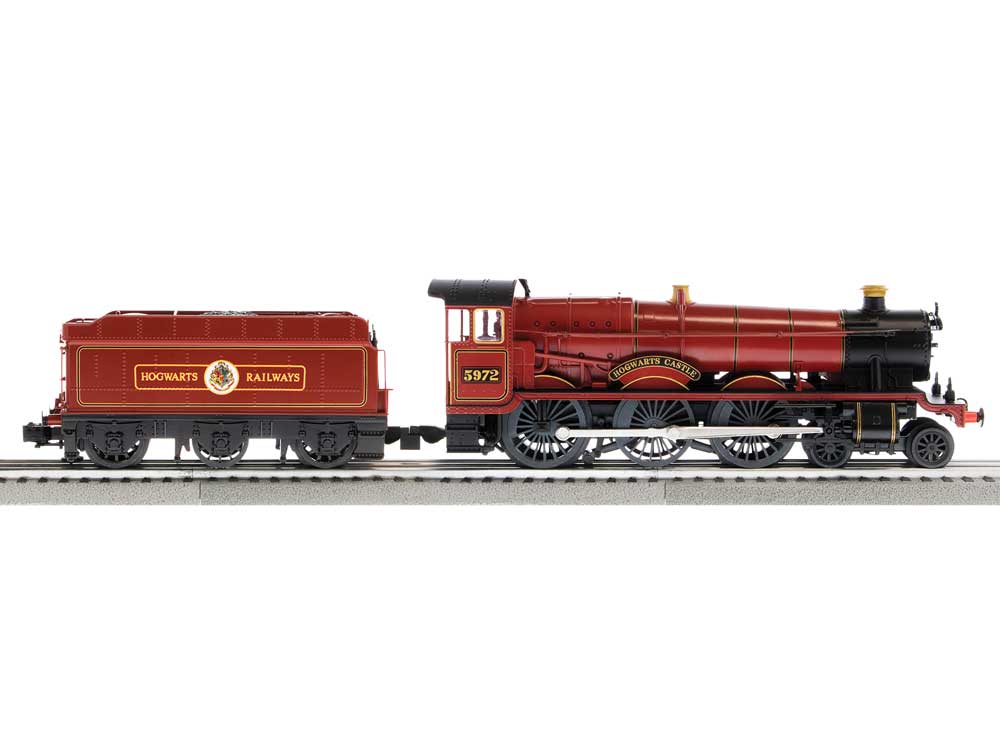 Harry Potter Set - 3-Rail - LionChief+ 2 Bluetooth 5 Sound & Control -- Hogwarts Express 4-6-0, 2 Cars, FasTrack Oval, Wireless Controller-3