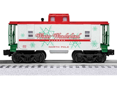 Winter Wonderland Christmas Set - LionChief w/Bluetooth 5.0 Sound and Control -- Steam Loco, 3 Cars, FasTrack Oval, Controller-5