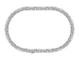 Oval  w/Red, White & Blue LED Lights - FasTrack(R) -- 40 x 60"  101.6 x 152.4cm-1