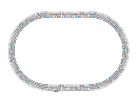 Oval  w/Red, White & Blue LED Lights - FasTrack(R) -- 40 x 60"  101.6 x 152.4cm-1