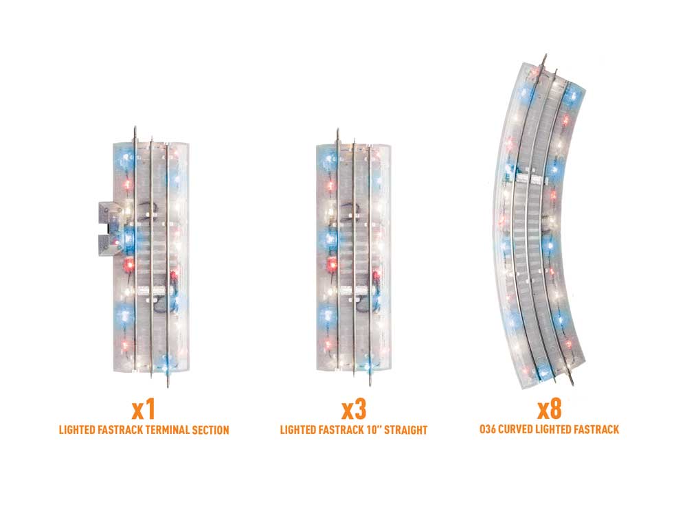 Oval  w/Red, White & Blue LED Lights - FasTrack(R) -- 40 x 60"  101.6 x 152.4cm-2