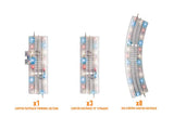 Oval  w/Red, White & Blue LED Lights - FasTrack(R) -- 40 x 60"  101.6 x 152.4cm-2
