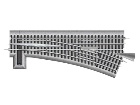 O-60 Manual Turnout - FasTrack(R) -- Left Hand