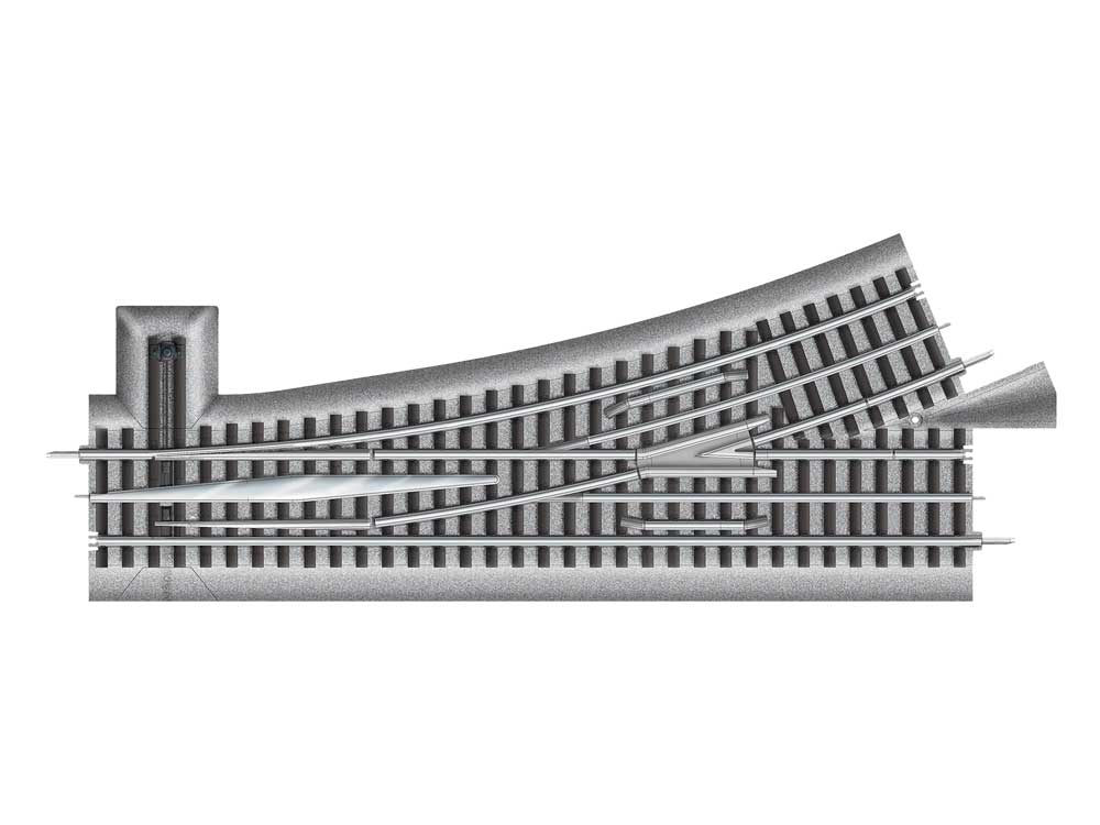 O-72 Manual Turnout - FasTrack(R) -- Right Hand