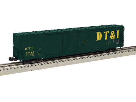 Pullman-Standard PS-1 60' Double-Door Boxcar - 3-Rail - Ready to Run -- Detroit, Toledo & Ironton #25224 (green, yellow, Large DT&I)