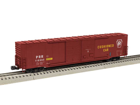 Pullman-Standard PS-1 60' Double-Door Boxcar - 3-Rail - Ready to Run -- Pennsylvania Railroad #110583 (Boxcar Red, Plain Keystone)