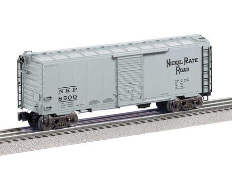 PS-1 Boxcar - 3-Rail - Ready to Run -- Nickel Plate Road #8500 (aluminum, black)