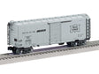 PS-1 Boxcar - 3-Rail - Ready to Run -- Rock Island #20060 (aluminum, black, Rockets Slogan)