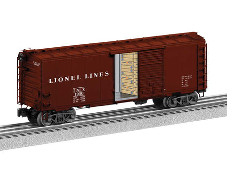 40' PS-1 Boxcar - 3-Rail - Ready to Run -- Lionel Lines #1900 (Boxcar Red)-2