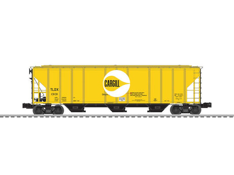 PS-2CD Covered Hopper - 3-Rail Ready to Run -- Cargill TLDX #13131 (yellow, white, black)