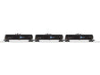 30,000-Gallon Tank Car - 3-Rail - Ready to Run - 3-Pack -- Archer-Daniels-Midland ADMX #29259, 29278, 29297 (black, blue, Molecule Logo