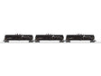 30,000-Gallon Tank Car - 3-Rail - Ready to Run - 3-Pack -- Global Ethanol TILX #192229, 192254, 192298 (black, white, yellow)