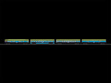 18" Baggage, Coach, Sleeper, Observation Set - 3-Rail - Ready to Run -- Whispering Rails Halloween (glow-in-dark, black, orange, purple)-2