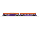 18" Sleeper, Dome Set - 3-Rail - Ready to Run -- Whispering Rails Halloween (glow-in-dark, black, orange, purple)-1