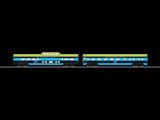 18" Sleeper, Dome Set - 3-Rail - Ready to Run -- Whispering Rails Halloween (glow-in-dark, black, orange, purple)-2