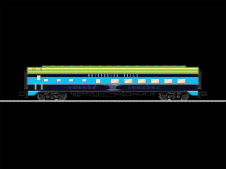 18" Streamlined Diner with StationSounds - 3-Rail - Ready to Run -- Whispering Rails Halloween Chalice (glow-in-dark, black, orange, purple)-2
