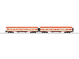 18' Heavyweight Pullman Sleeper, Observation Set - 3-Rail - Ready to Run -- Seaboard Air Line Columbia Basin, Giotto's Tower (Orange Blossom, orange, cr