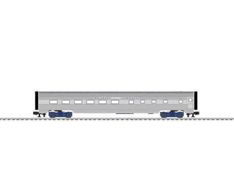 21" Streamlined Diner w/StationSounds - 3-Rail - Ready to Run -- Reading #3 (Crusader, silver)
