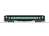 72' Heavyweight Coach 2-Pack - 3-Rail - Ready to Run -- Reading #1461, 1505 (green, black)-2