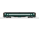 72' Heavyweight Coach 2-Pack - 3-Rail - Ready to Run -- Reading #1501, 1526 (green, black)-2
